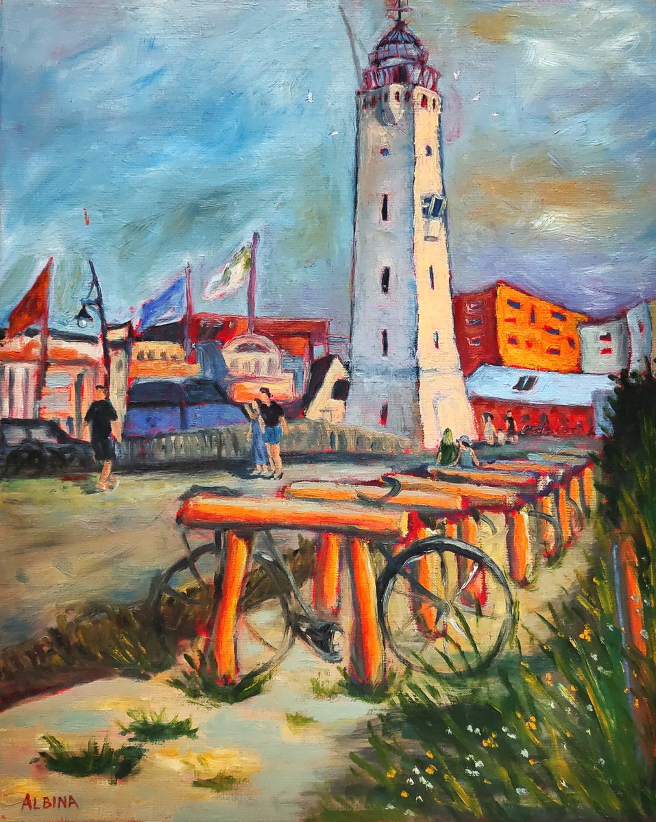 Evening Colors (Noordwijk, Pays-Bas) By Albina Urbanek, 16 X 20, Artwork For Sale On Artfinder