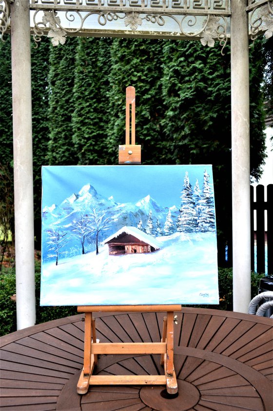 Heritage Series: Alpine Glow — Winter Peak