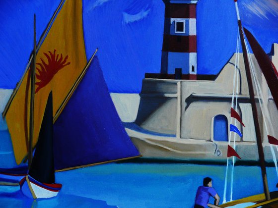 Harbour Scene In Puglia