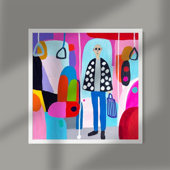 Bold and Joyful Fashion Man