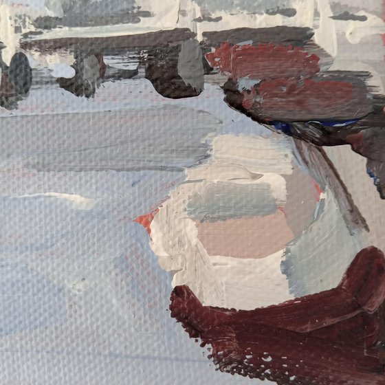 Dinky London City View from the Thames Path