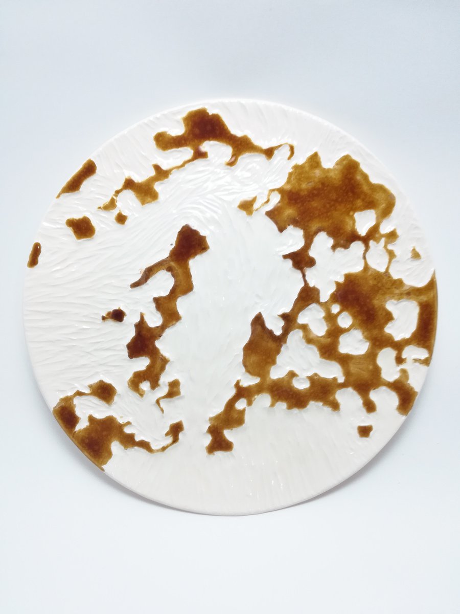 Organic Abstract Relief By Zlatina Krusteva, 10 X 10", "Faith", Original Artwork