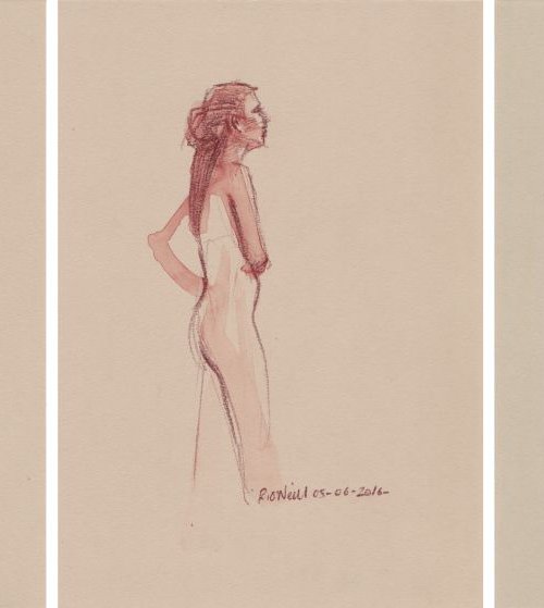 Standing nudes (set of 3) by Rory O’Neill