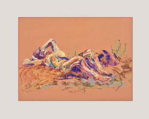Sunbather - nude by Kathryn Sassall