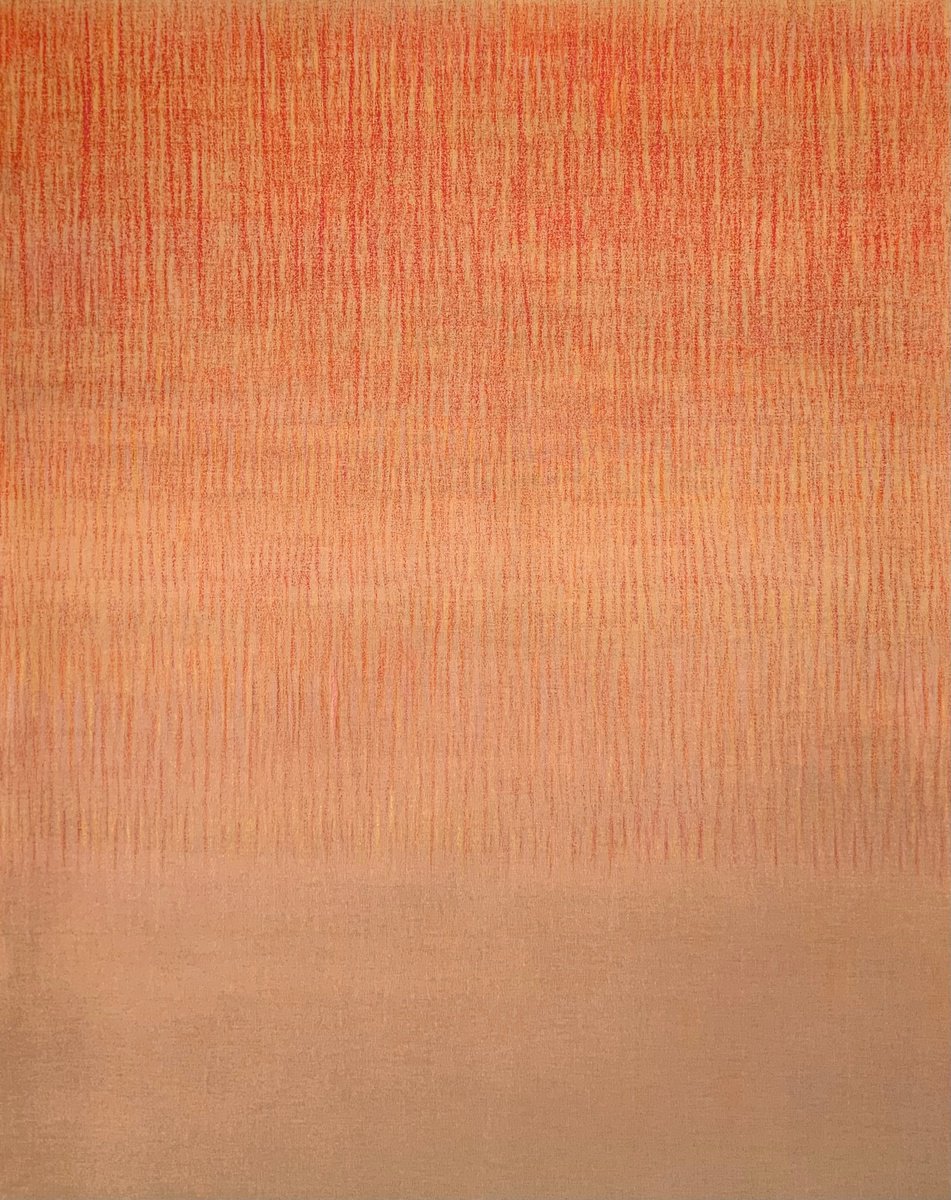 Abstract Acrylic Painting By Malgorzata Krakowiak, 26 X 32", Sublimat N*118, Original Artwork