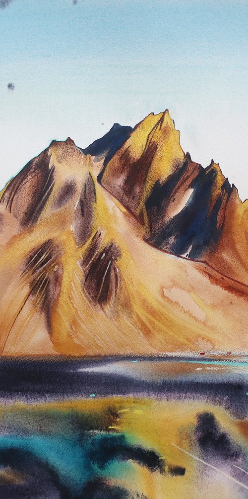 Iceland Mountains by Alla Vlaskina