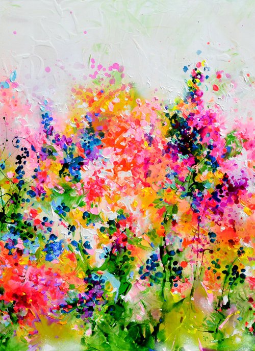 I've Dreamed 52 Cottage Wild Flower Field by Soos Roxana Gabriela