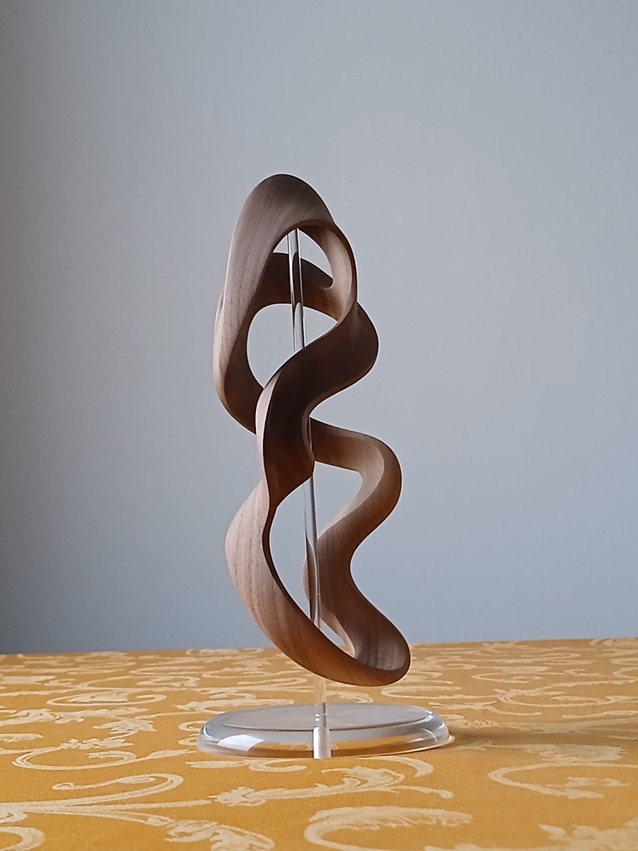 Abstract Wood Sculpture , Tantra By Massimiliano Capraro, 3 X 10, Artwork For Sale On Artfinder