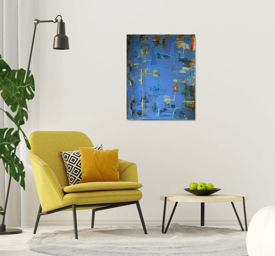 The road home in the blue