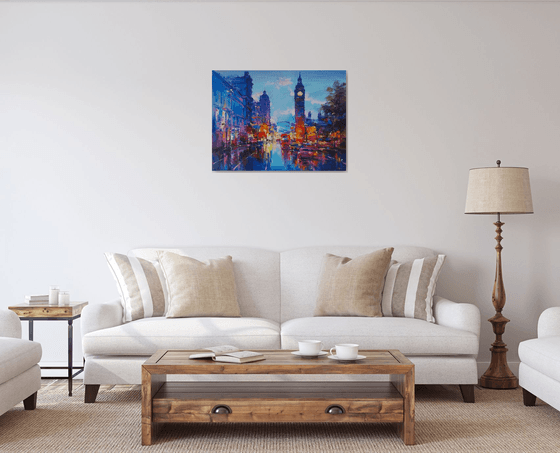 After the Rain (London) Oil painting by Andrej Ostapchuk | Artfinder