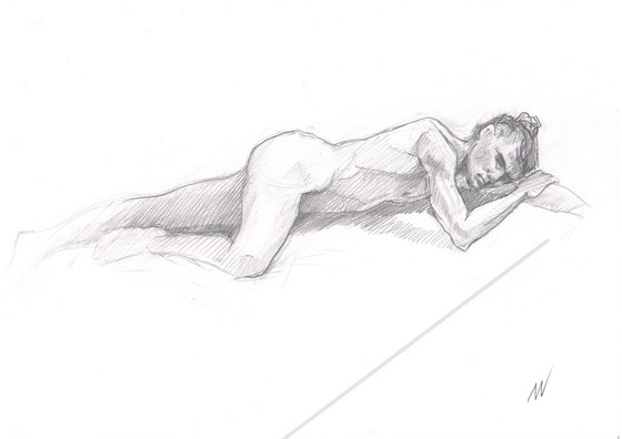 Sketch of Human body. Man.44