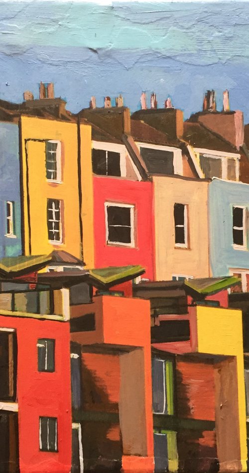 Bristol, Colourful Houses by Andrew  Reid Wildman