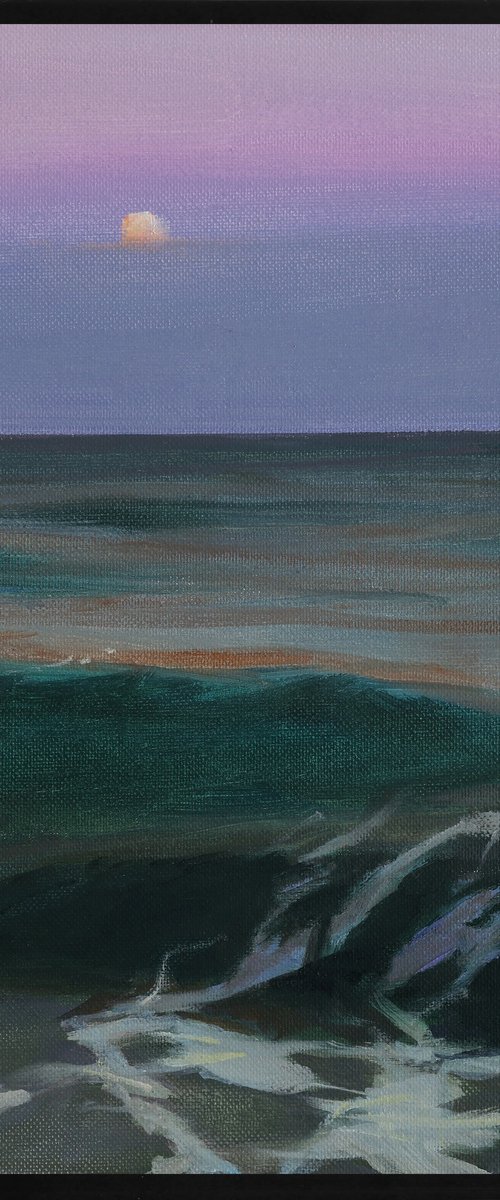 Purple Ocean, Framed by Bo Kravchenko