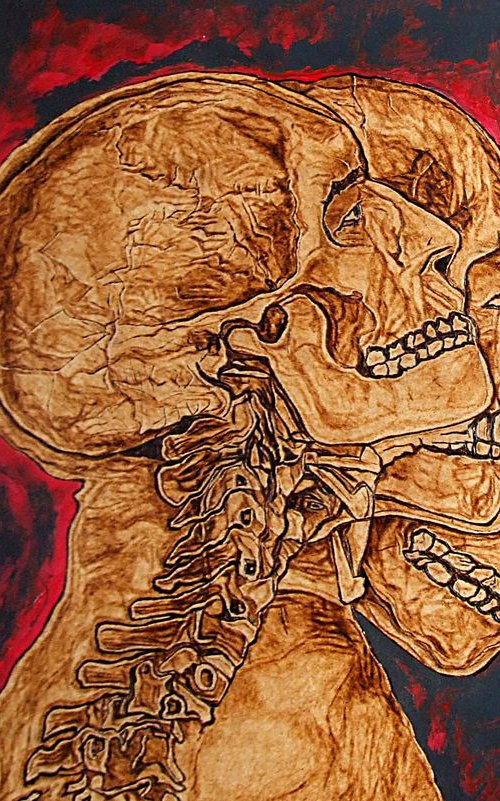 Id -  Ego - Super-ego by MILIS Pyrography