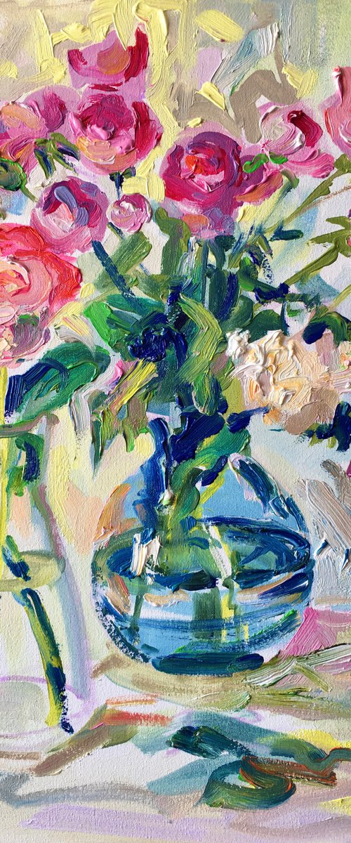 Pink Roses by Ole Karako