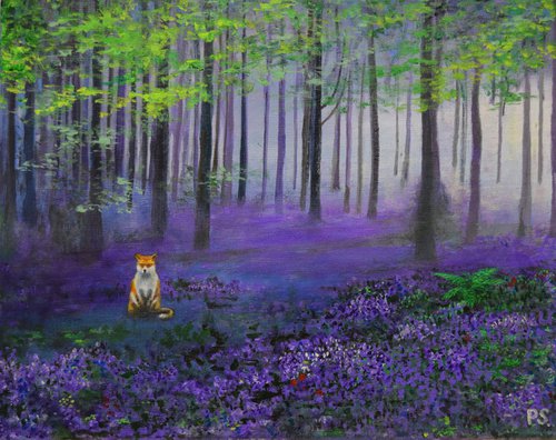 Fox in Spring by Phillip Scaife