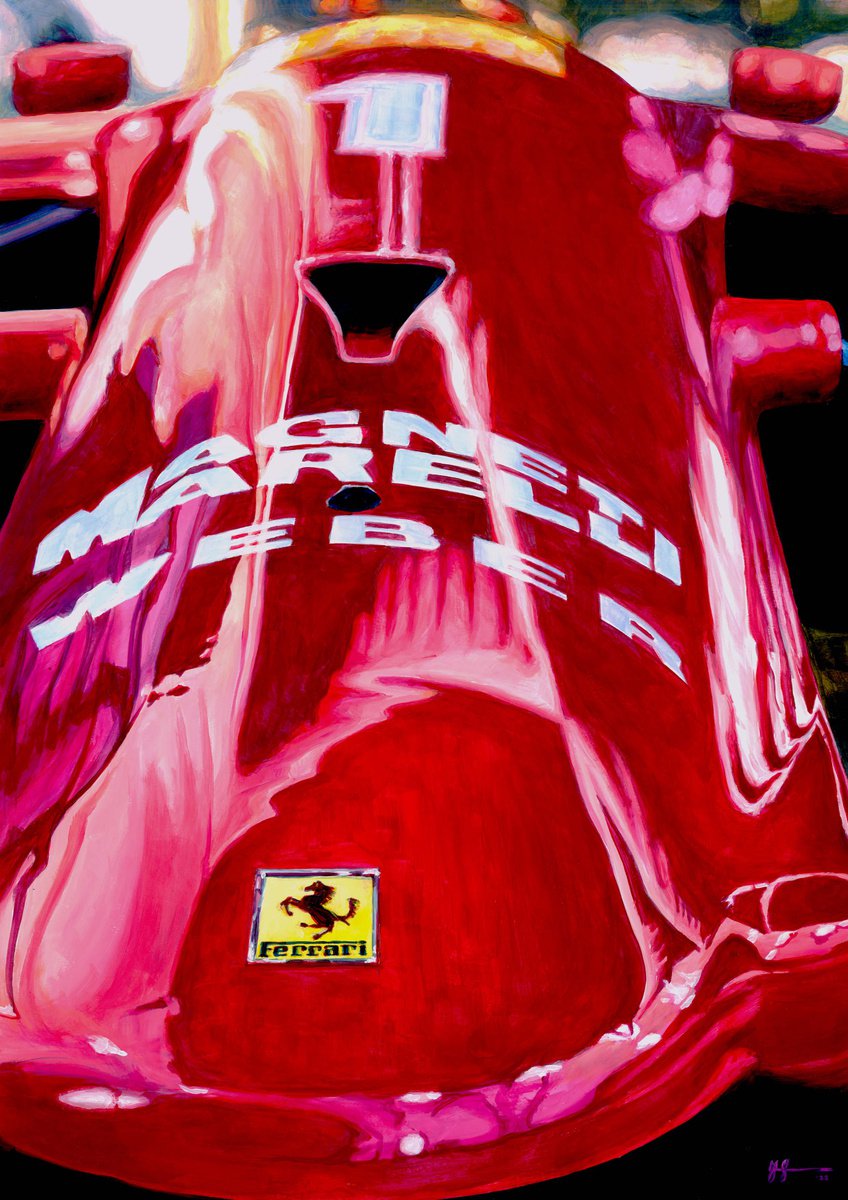 Alain Prost - Ferrari 641 - F1 1990 by Alex Stutchbury