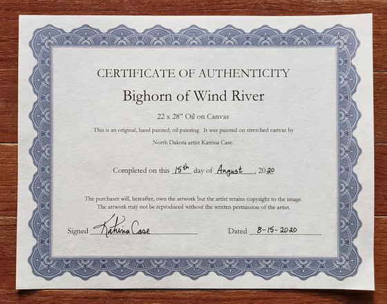 Landscape - Wildlife - "Bighorn of Wind River