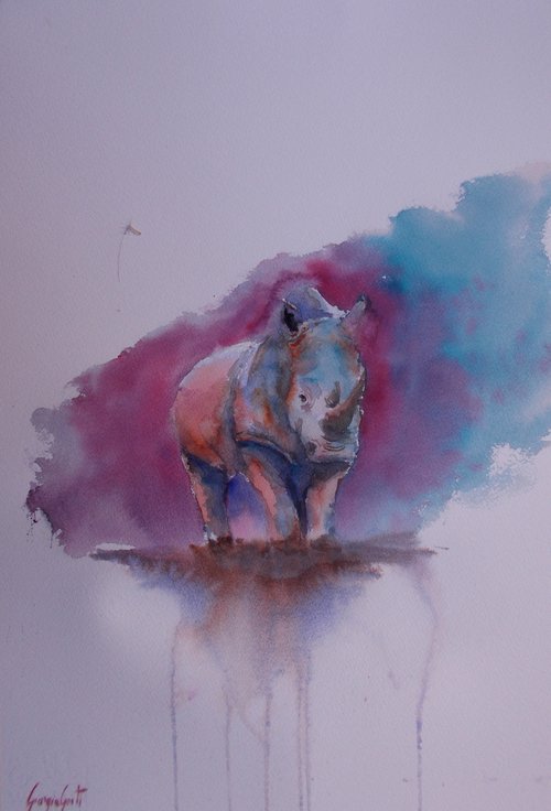 rhinos 3 by Giorgio Gosti