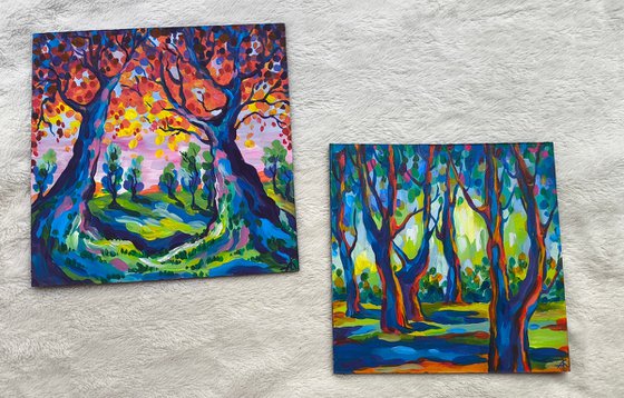 Walk among the trees