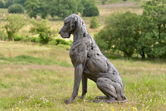 Great Dane Bronze Resin