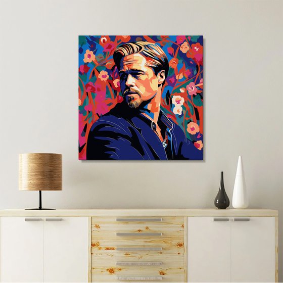 Portrait of Brad Pitt