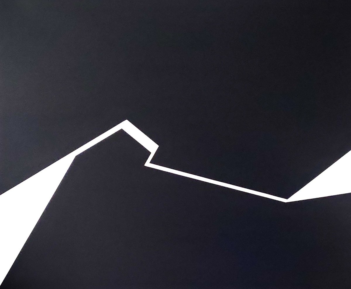 Geometric Abstract Acrylic Painting By Veronika Obushikhina, 43 X 35", Break 4, Original Artwork