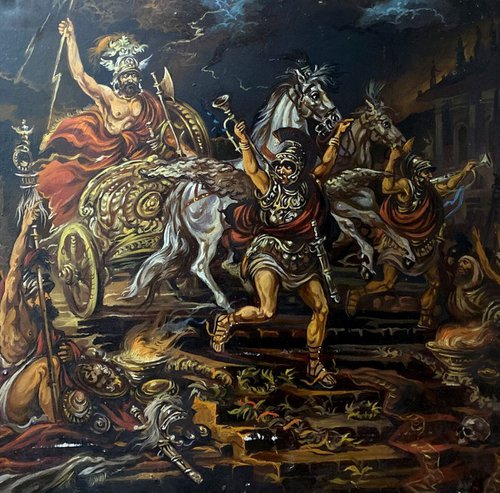 The death of Troy by Oleg and Alexander Litvinov