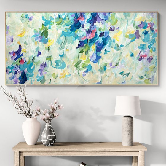 Picking Flowers - Large Abstract
