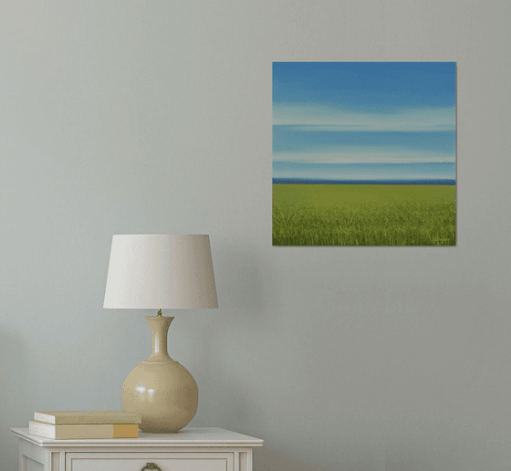 New Day - Blue Sky Landscape