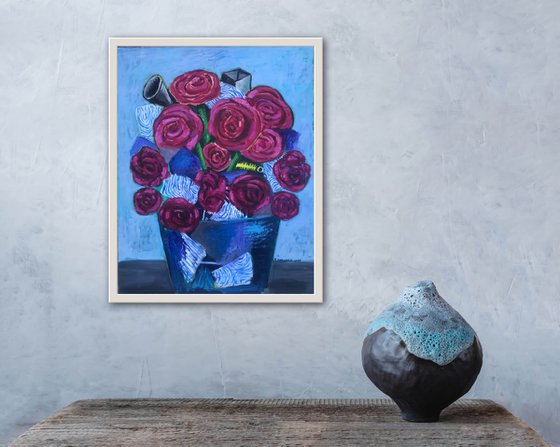 Abundant red flowers