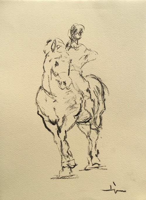 Horse Study inspired by « Le Pontormo » by Dominique Dève