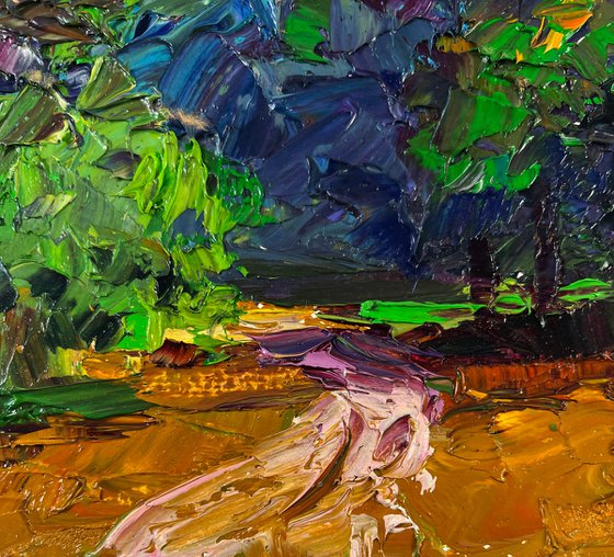 The Road to the Green Dense Forest