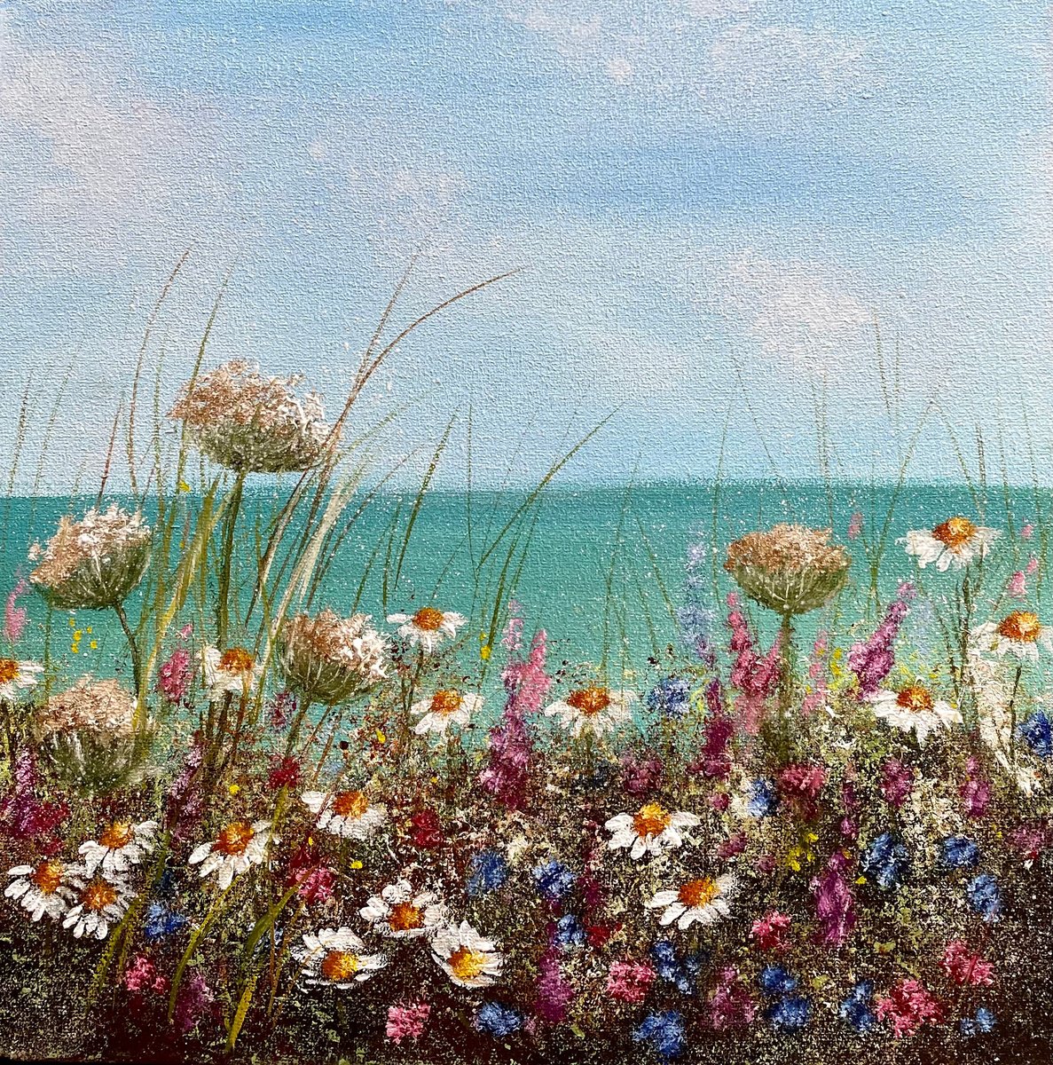 Seaside and meadow flowers by Tanja Frost