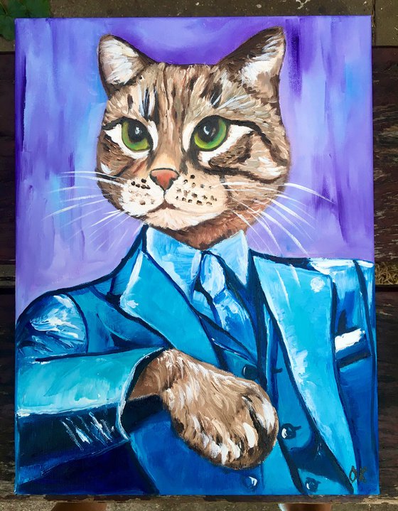 The Cat Of Wall Street. Feline power.