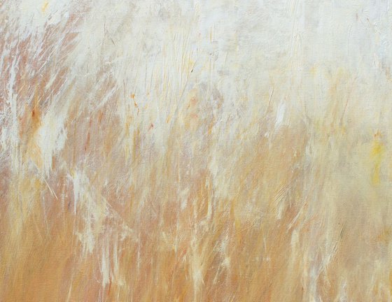 Sun Field, large earth tones abstract