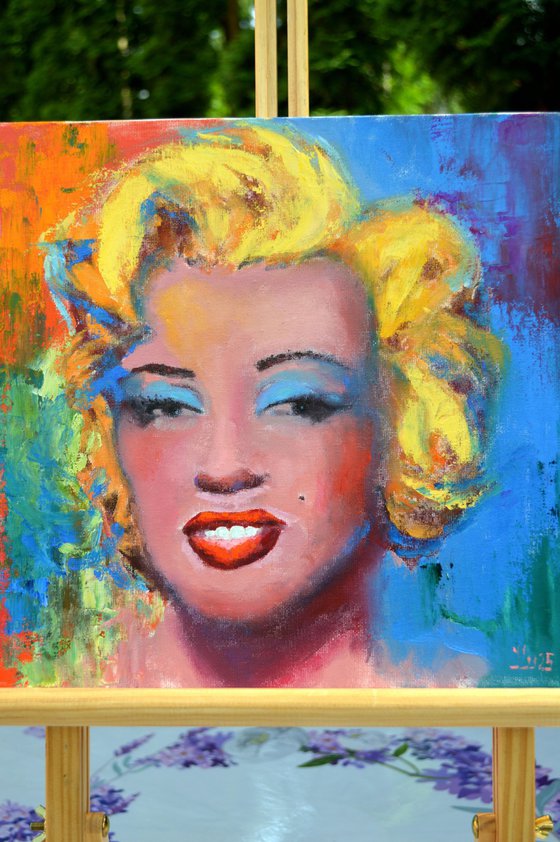 Marilyn smiles