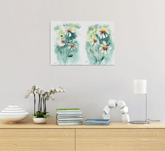Wildflowers Diptych
