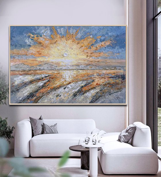 Radiant Gold Sunset