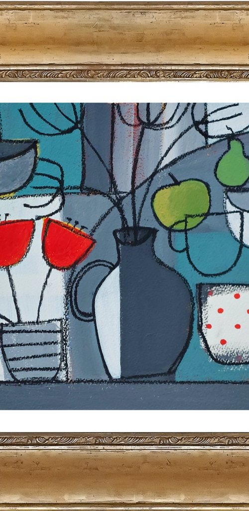 Still Life with a White Bowl IV by Jan Rippingham