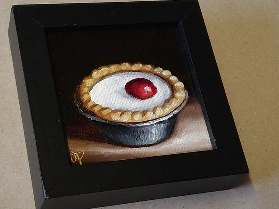 Little Bakewell tart still life