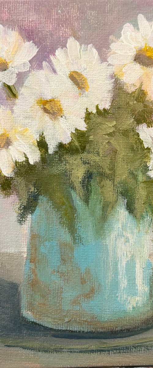 white floral by marjy goldstein
