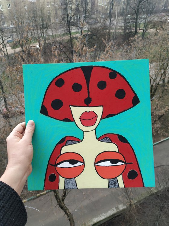 My tits dream to be a ladybug