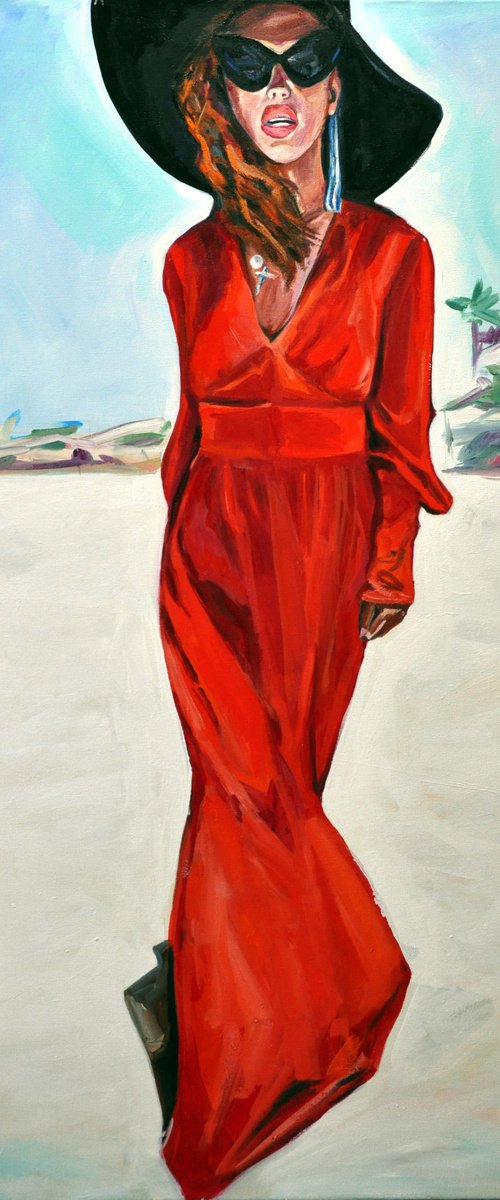 WOMAN IN RED by Sasha Robinson