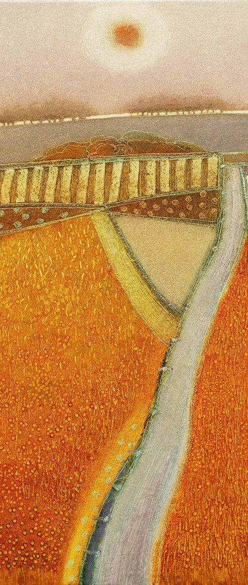 Back in orange fields by Rob   van Hoek