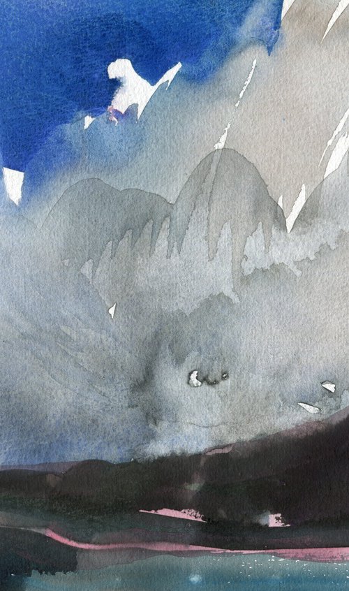 Pen y Ghent Clouds by Elizabeth Anne Fox