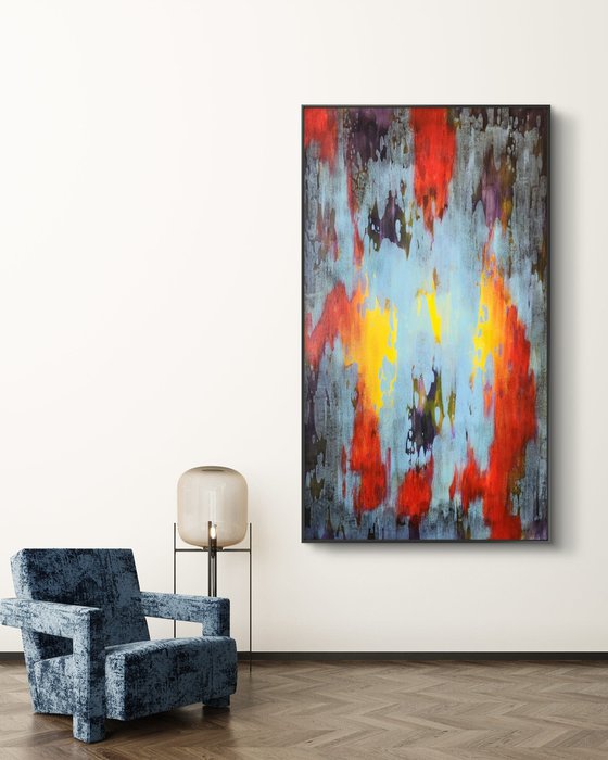 FLARE IV - Contemporary Abstract Painting
