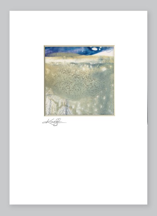 Mini Encaustic Abstract 10 by Kathy Morton Stanion