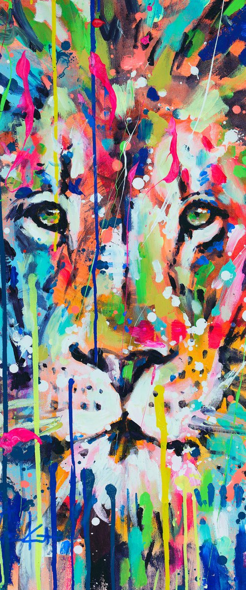 Lion eyes by Marta Zawadzka