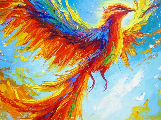 Phoenix. A Moment of Rebirth